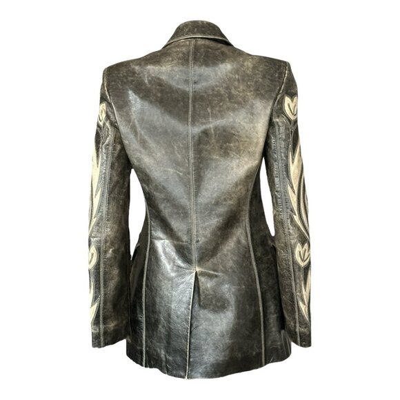 Roberto Cavalli Leather Jacket Flawless - Picture 2 of 12